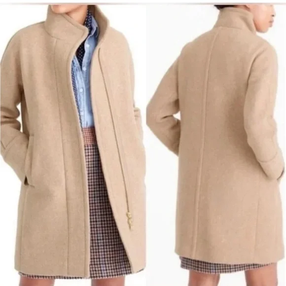 J Crew Stadium Cloth Cocoon Coat